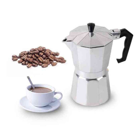 Aluminum Mocha Pot Coffee Maker for Home Brewing