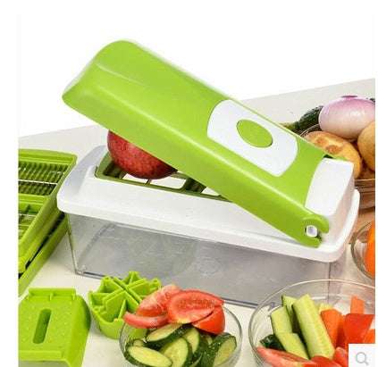 Manual vegetable chopper for meal prep

