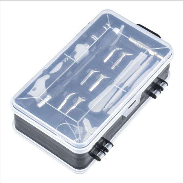 Screwdriver Tool Set Combination Repair Screwdriver with precision bits in a compact black case. Ideal for electronics, home repairs, and DIY tasks.