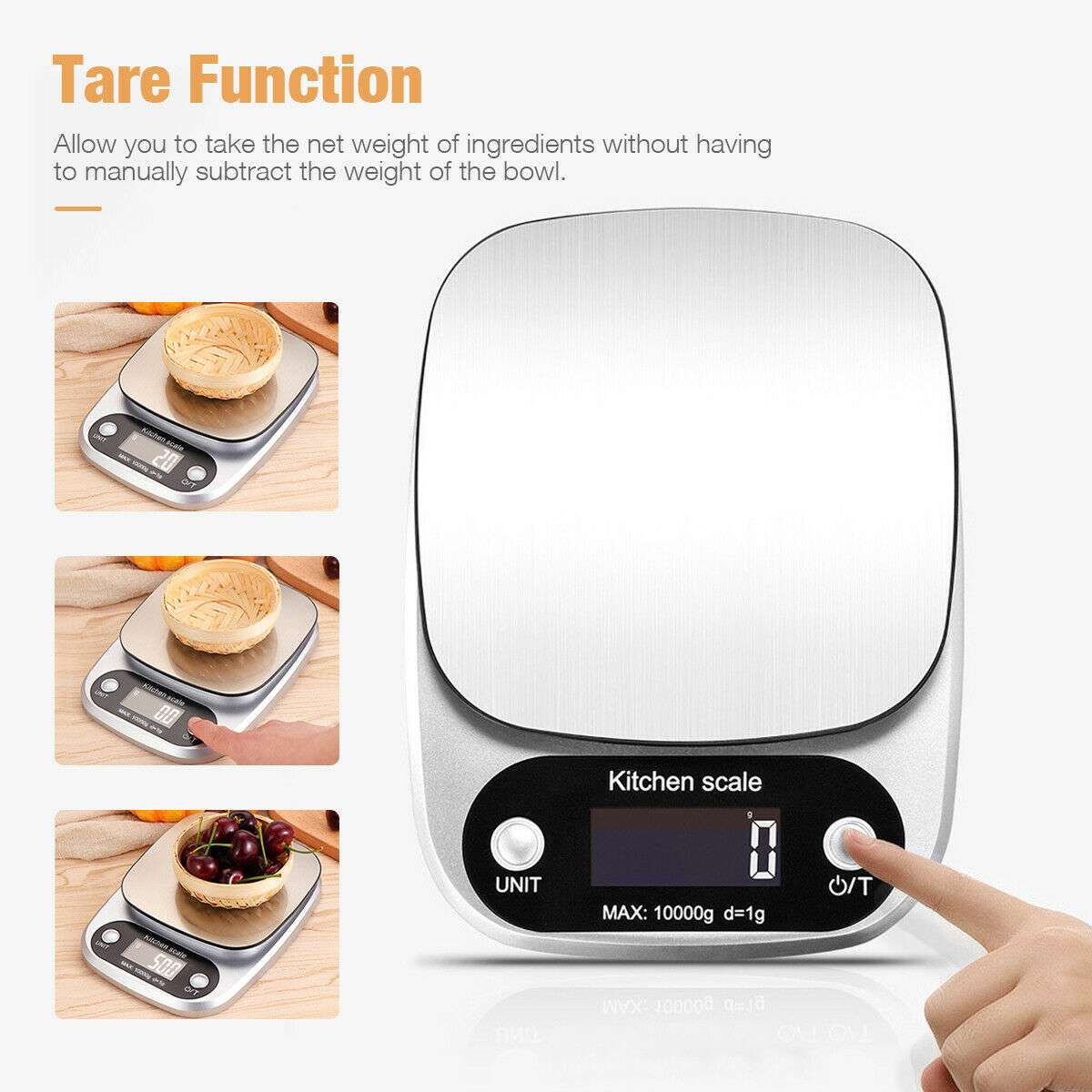 Electronic diet scale with digital display


