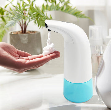 Foaming soap dispenser for bathroom

