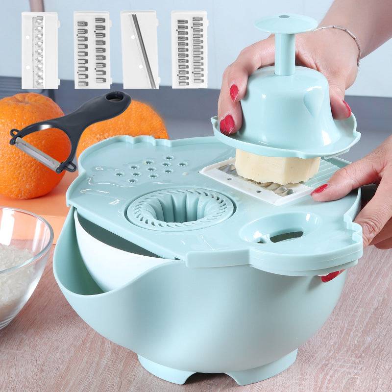 Compact mandoline slicer for fruits

