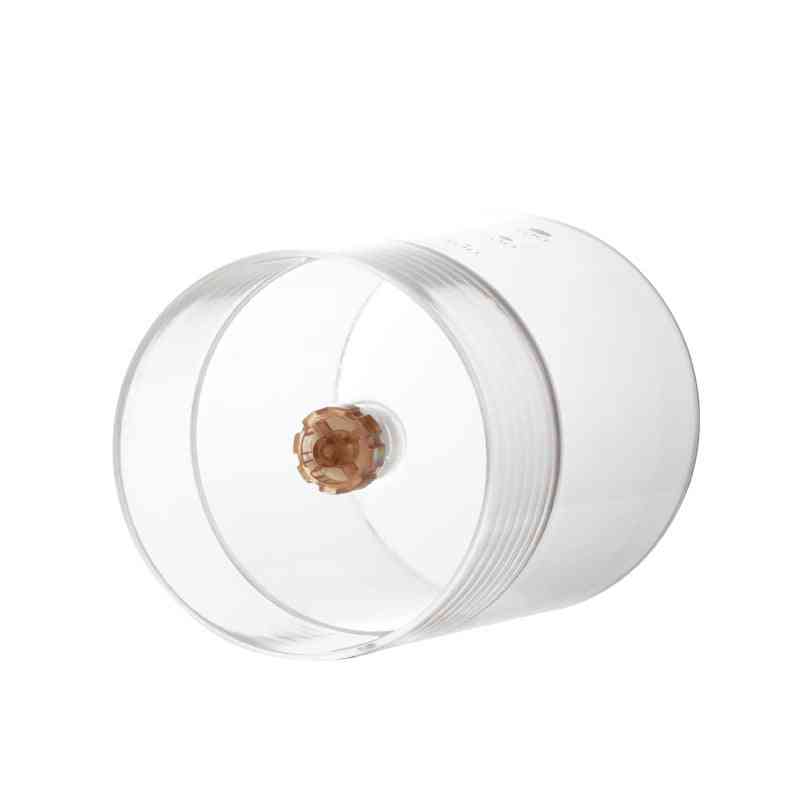 Top water chamber of the Ice Drip Coffee Maker Portable Reusable Glass Pot Brewer featuring a precision drip valve for slow extraction.