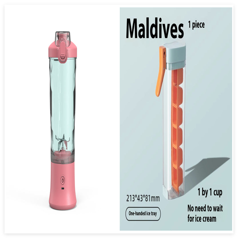 Compact blender for making shakes on the go
