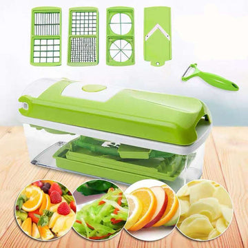 12pcs multifunctional vegetable chopper set

Kitchen vegetable chopper with handle

