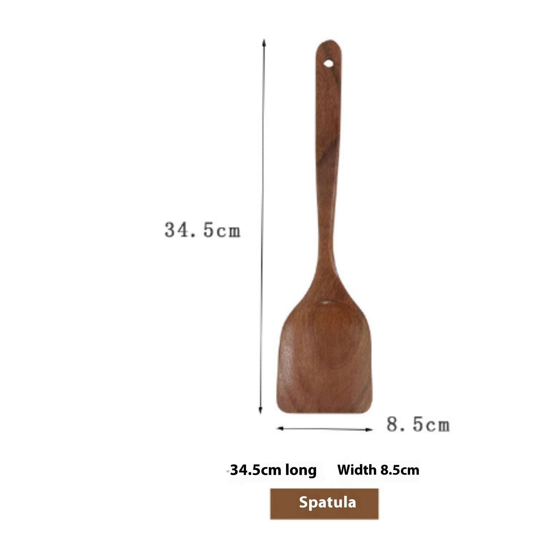 Thailand teak wooden spoon ladle cooking utensils
