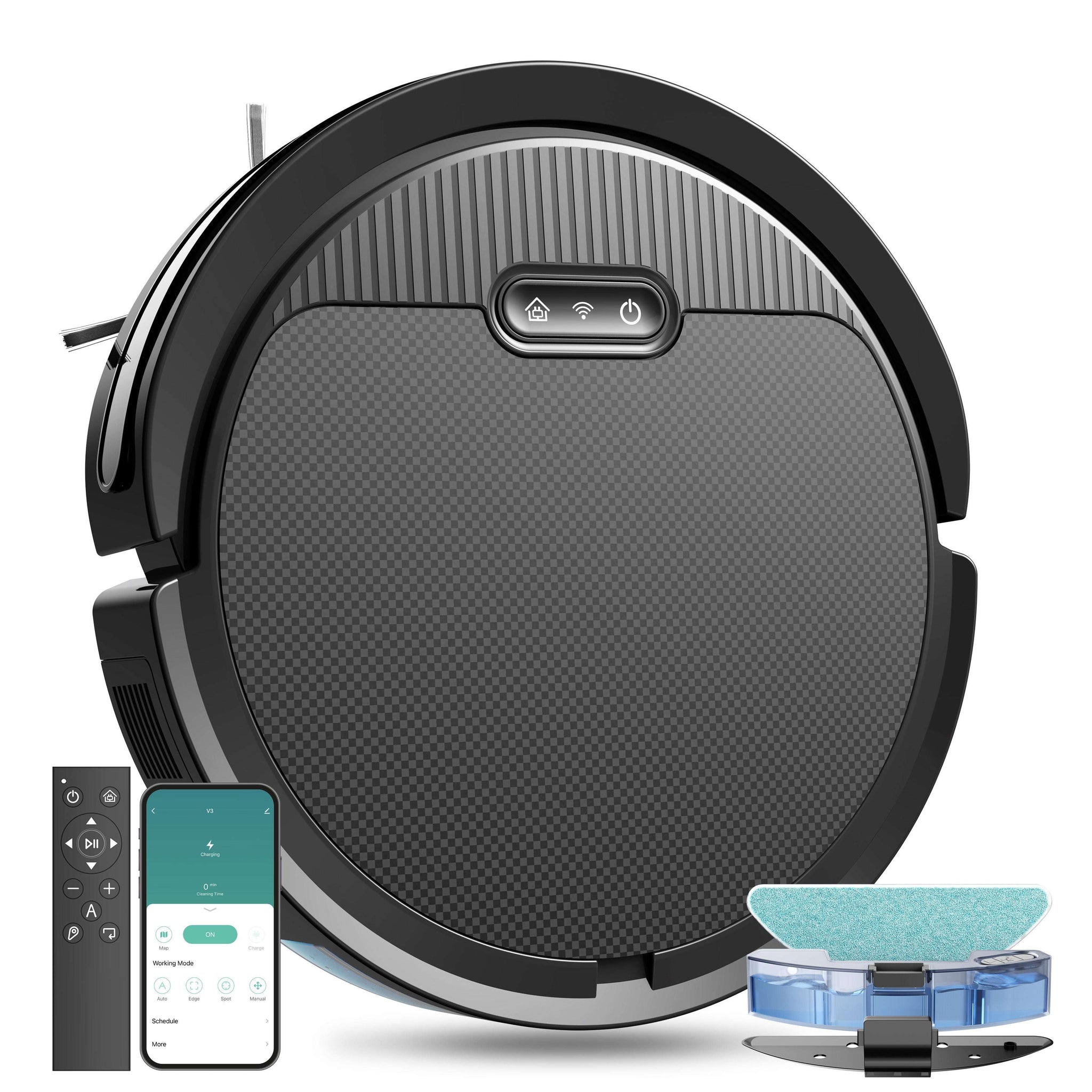 Robot vacuum and mop 3 in 1 combo cleaner with 5000Pa suction