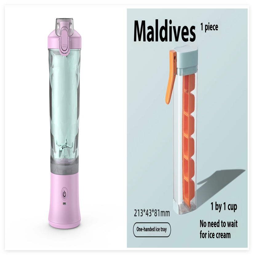 Portable juice blender for outdoor activities

