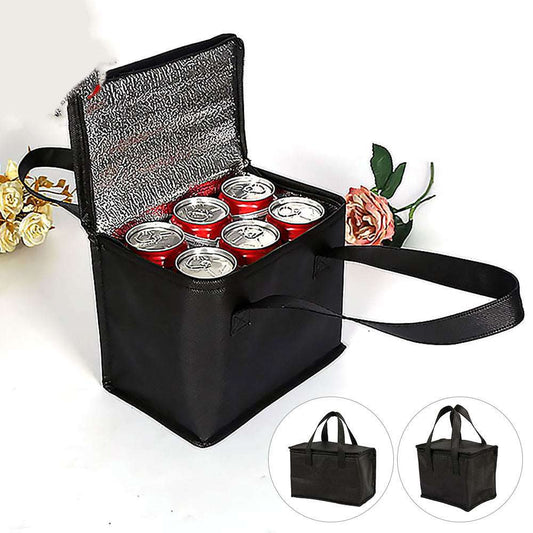 Portable Lunch Insulation Bag & Drink Carrier