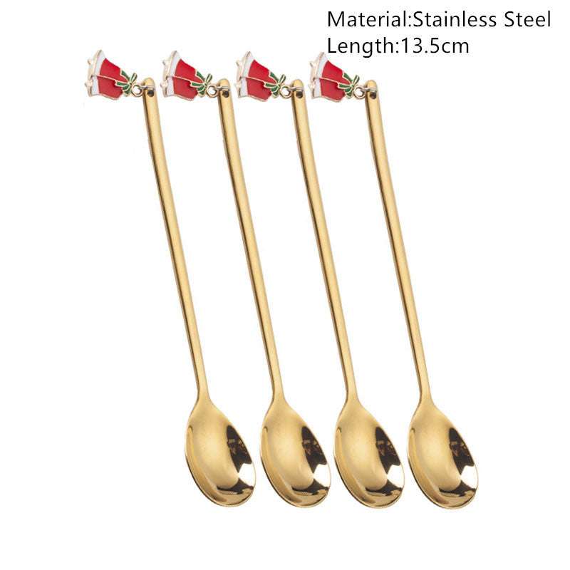 Merry Christmas spoon ornaments for celebrations