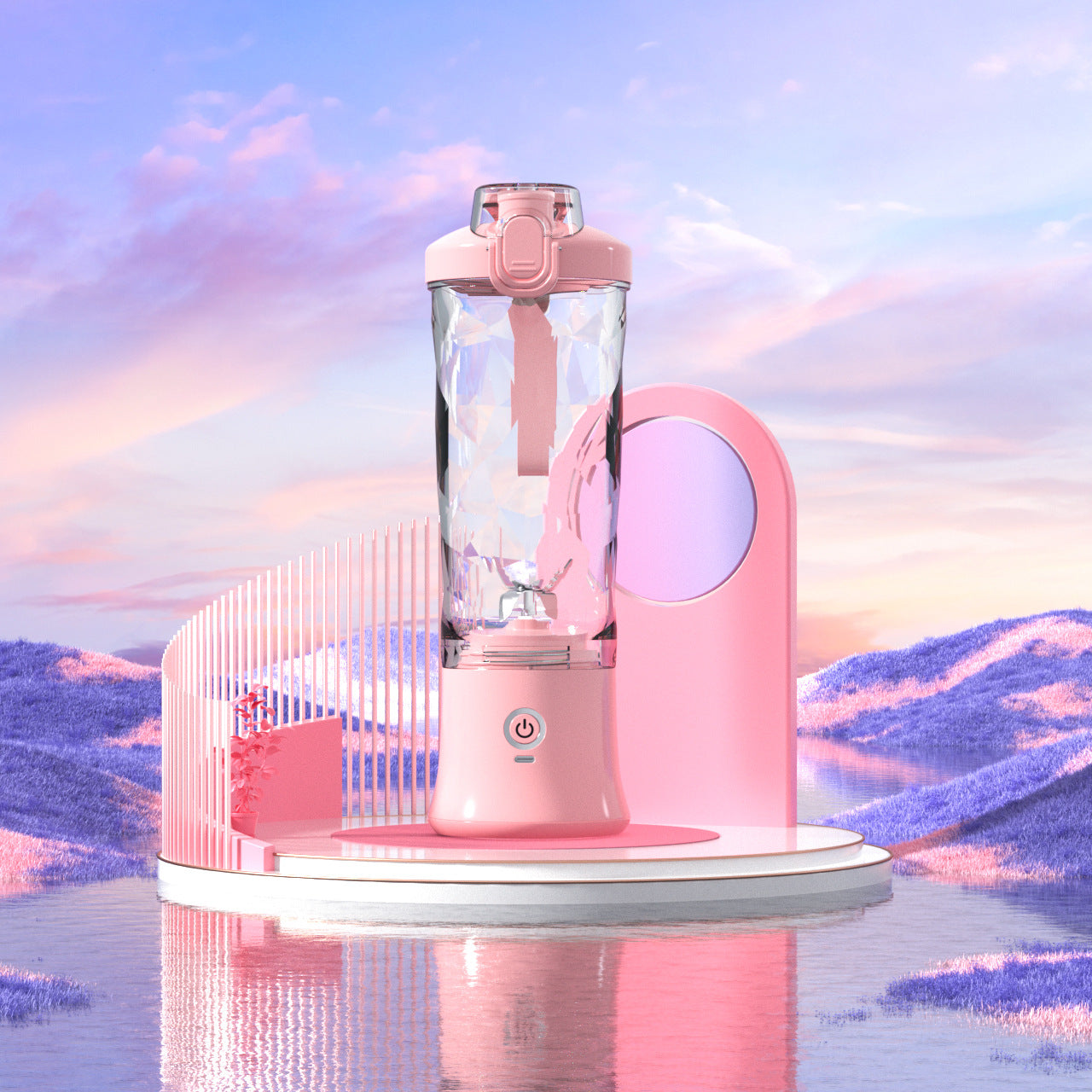 Personal-size juicer blender for daily use