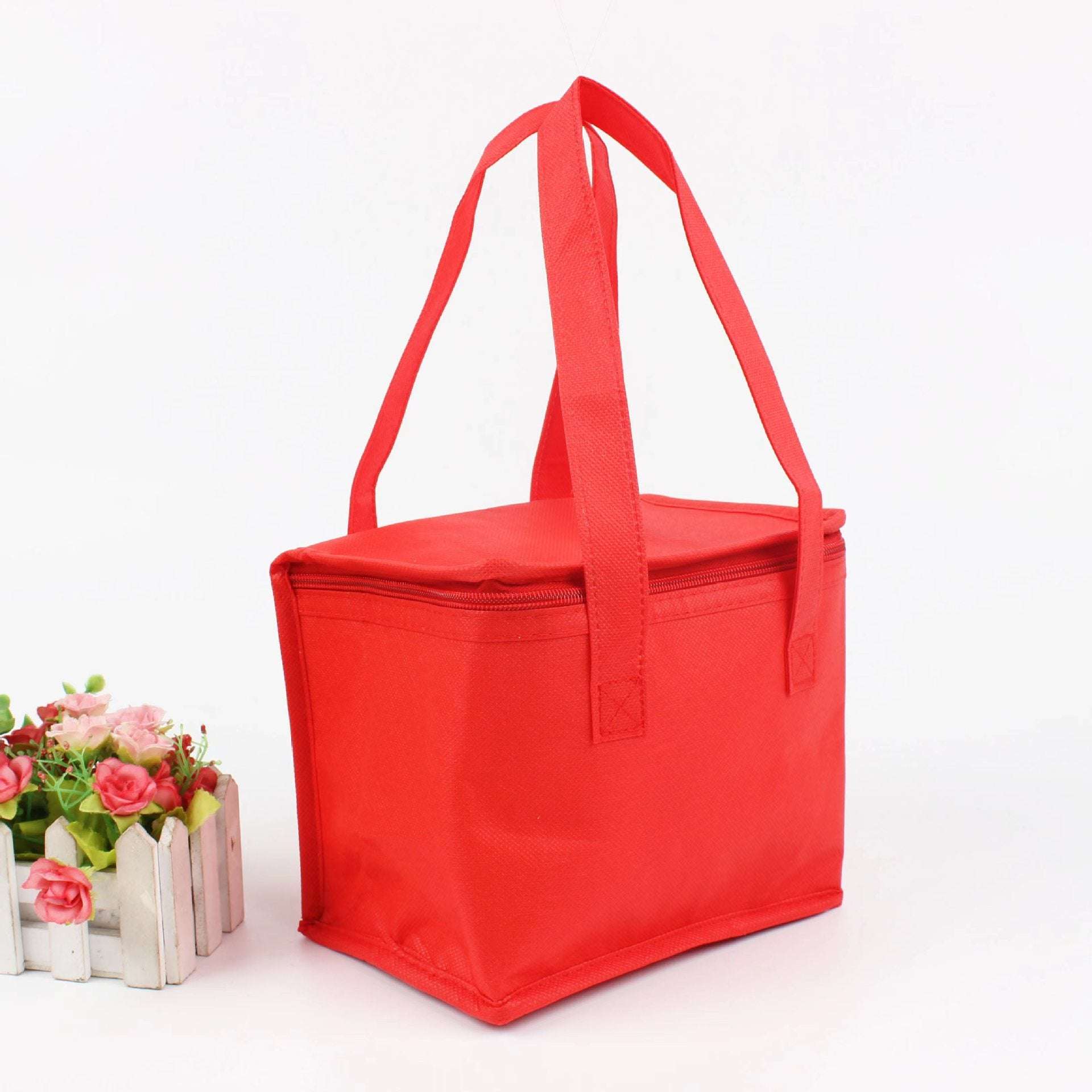 Portable drink carrier insulated lunch tote