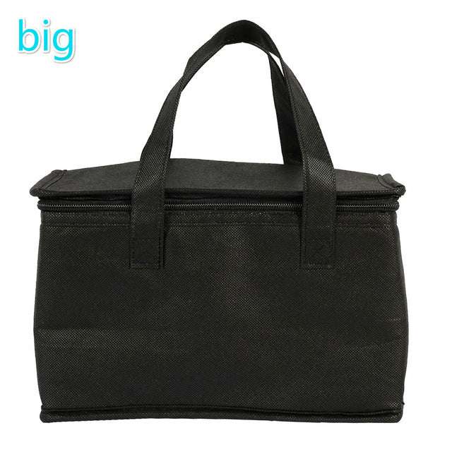 Portable drink carrier insulated lunch tote